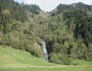 Waterfall up close