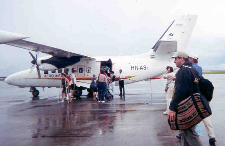 Dave heads out to the plane from hell.