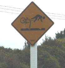 beware of bike?
