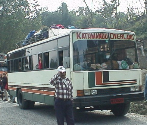 1998 The bus from Kathmandu to Pokhara