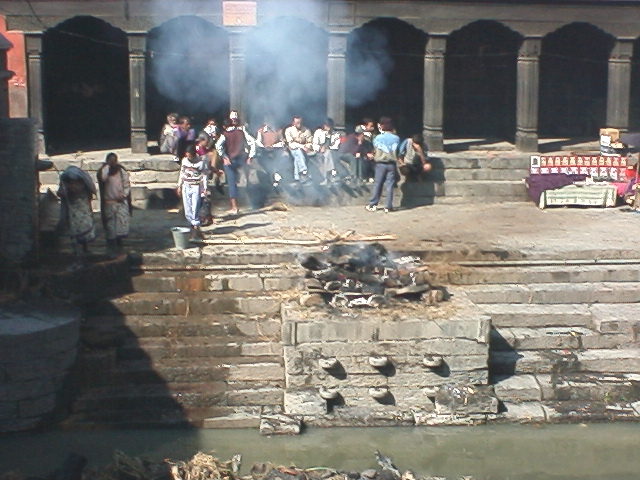 Cremation Ghats in Kathmandu