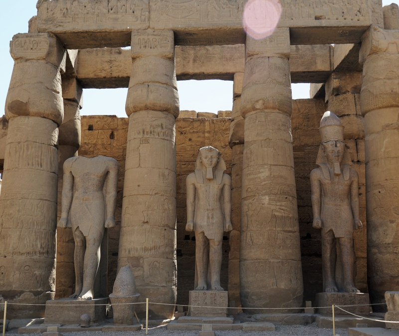 Inside the Temple of Luxor