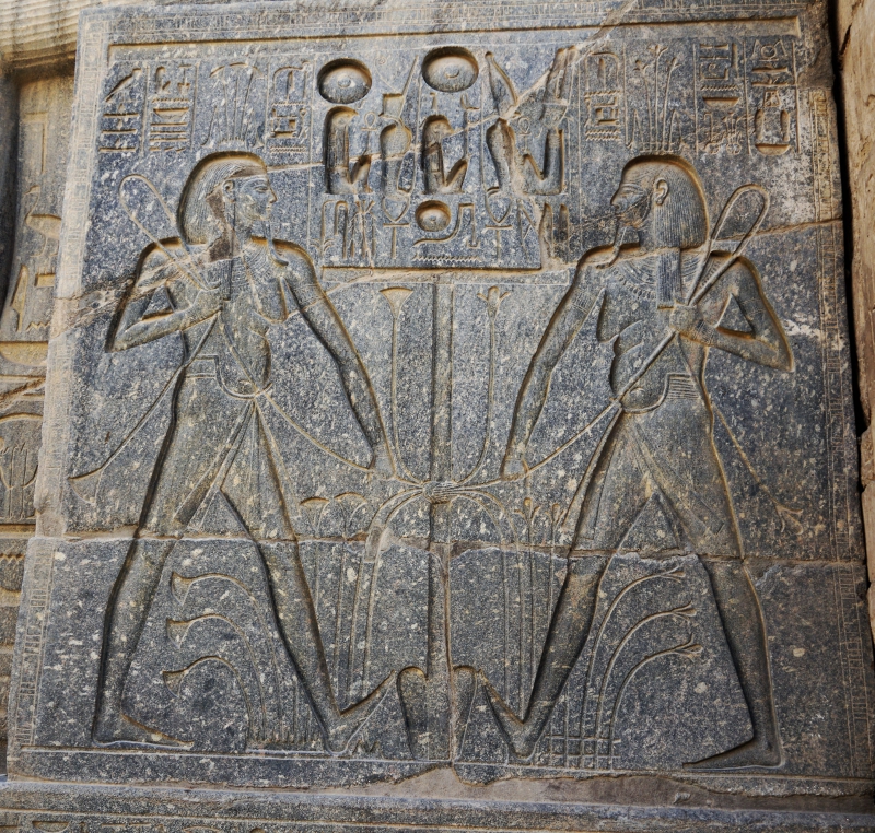 Inside the Temple of Luxor