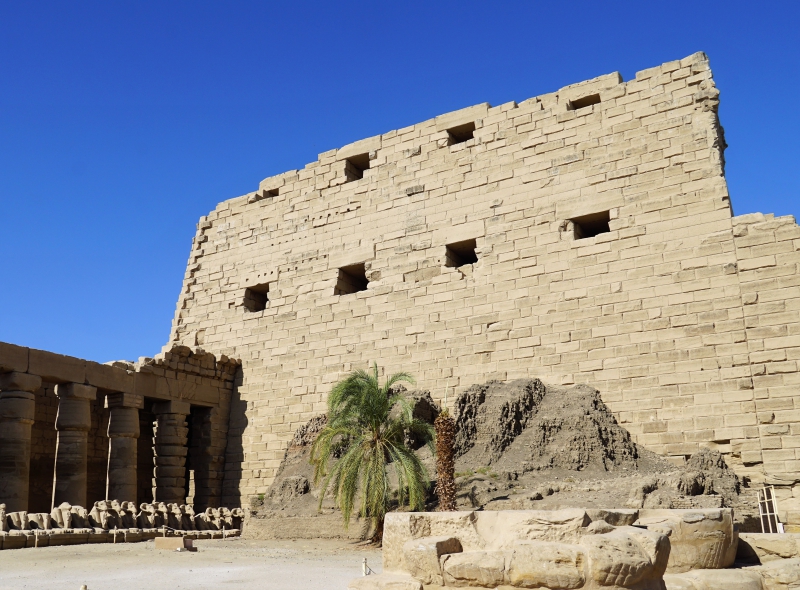 Right inside the entrance to Karnak Temple