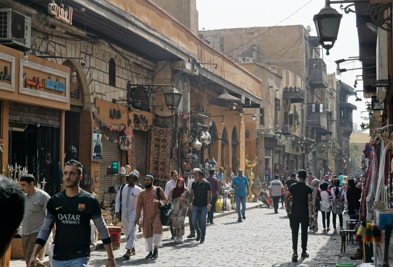In the market in Cairo