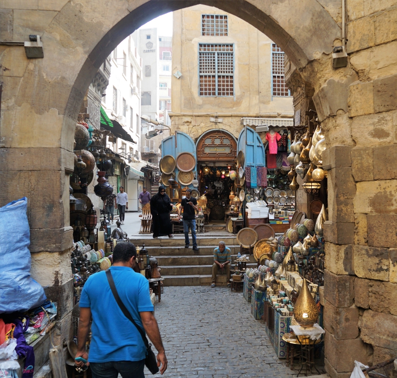 Inside the Khan al Khalili Bazaar