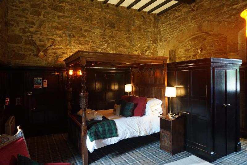 "Old Courtroom" room at Dornoch Castle Hotel